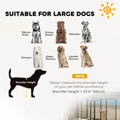 39" Dog Playpen, Portable Foldable 8 Panels, Indoor Outdoor, Large Dogs Houses, Kennels & Pens at Gallery Canada