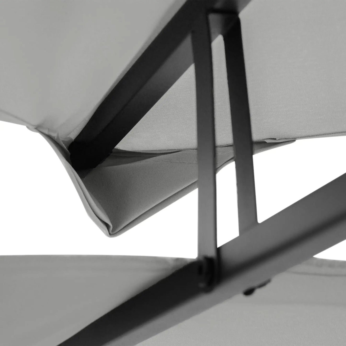 13' x 10' Gazebo Replacement Canopy, 2 Tier Top UV Cover, Light Grey Gazebo Canopy Replacement at Gallery Canada