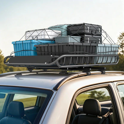 Heavy Duty Roof Rack Cargo Basket, 46" x 36" x 4.5", 330LBS Capacity Automotive at Gallery Canada