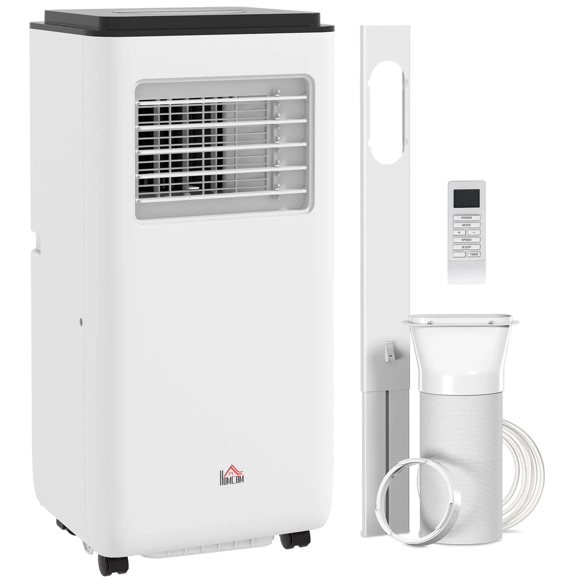 8,000 BTU Mobile Air Conditioner, 345 Sq. Ft., Dehumidifier Fan, White Air Conditioner at Gallery Canada