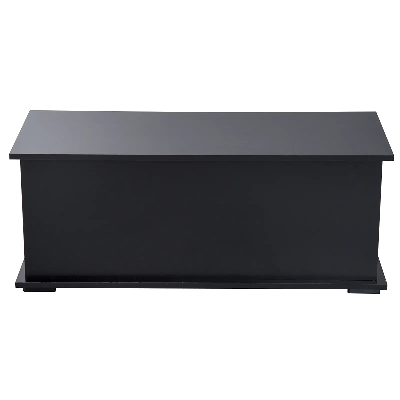 39.5" Storage Chest, 2 Safety Hinges, Flip-Top Lid, Black Storage Cabinets at Gallery Canada
