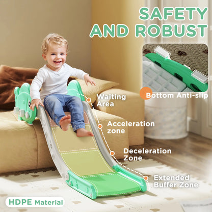 Toddler Couch Slide for Bed, Sofa, Stairs, Green