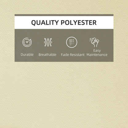 Lounger Chair Cushion, Thick Padded with Headrest, Cream White Patio Chair Cushions at Gallery Canada