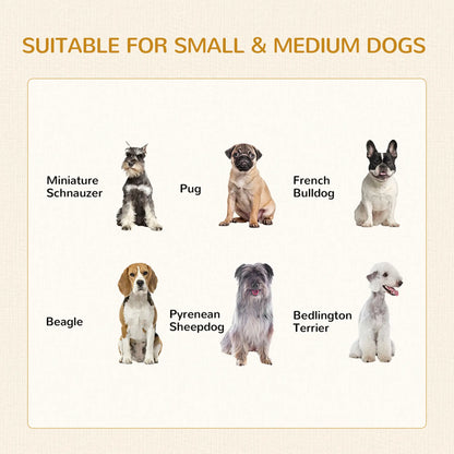 Dog Crate Furniture with Cushion, 2 Doors, Storage, White Houses, Kennels & Pens at Gallery Canada