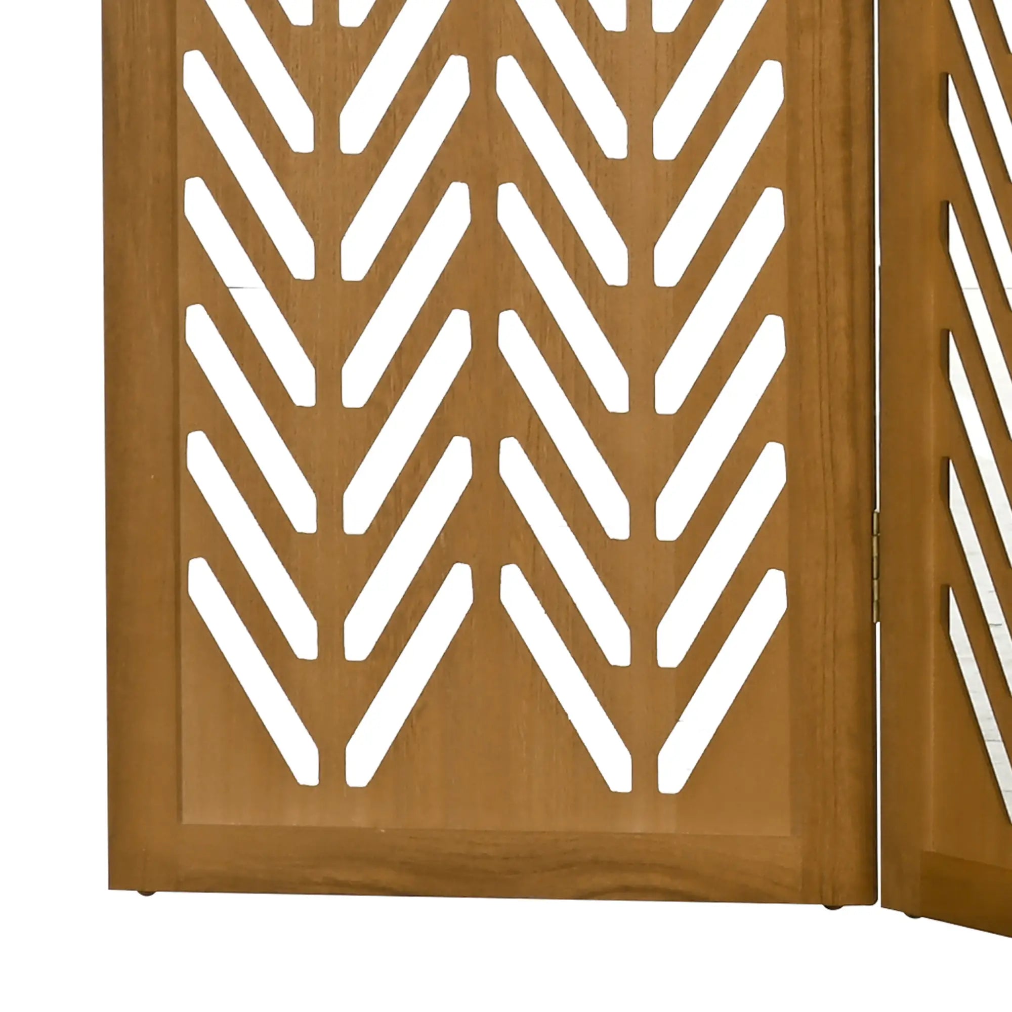 3 Panel Room Divider, 5.6ft Tall, Wood Folding Privacy Screen, Light Brown Room Dividers at Gallery Canada