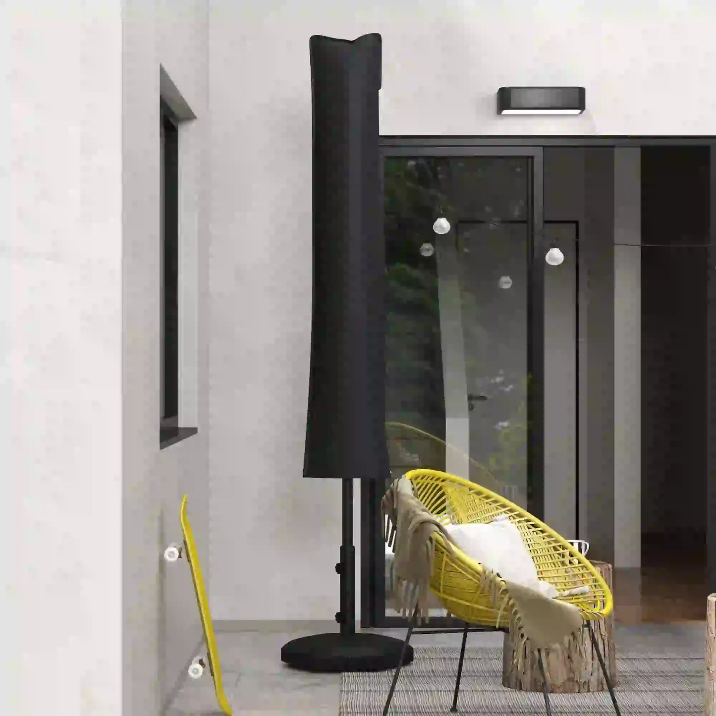 Parasol Cover, Patio Cantilever Umbrella, Black Umbrella Covers at Gallery Canada