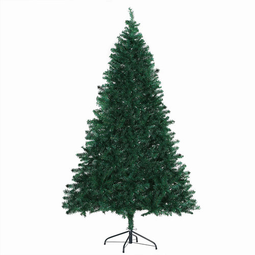 6ft Unlit Artificial Spruce Christmas Tree, Solid Metal Stand