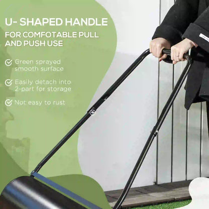 22 Heavy Duty Lawn Roller, 12 Gal Water/Sand, Black Lawn Rollers at Gallery Canada