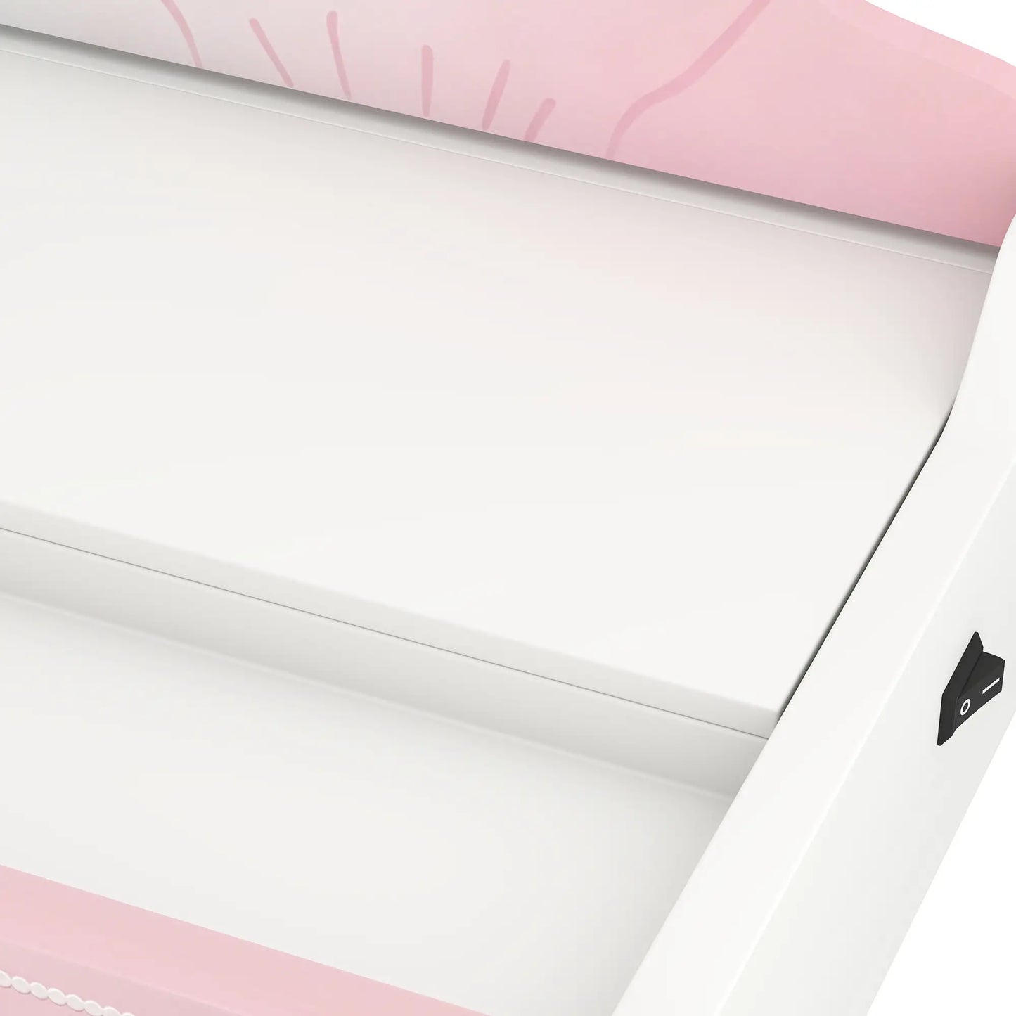 Kids Vanity Set with Lights, Mirror & Drawer, Girls 3-6, Pink Toy Vanity at Gallery Canada