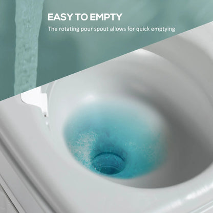 5.3 Gallon Portable Toilet, Level Indicator, Anti-Leak Pump, Camping, RV Camping Toilets at Gallery Canada