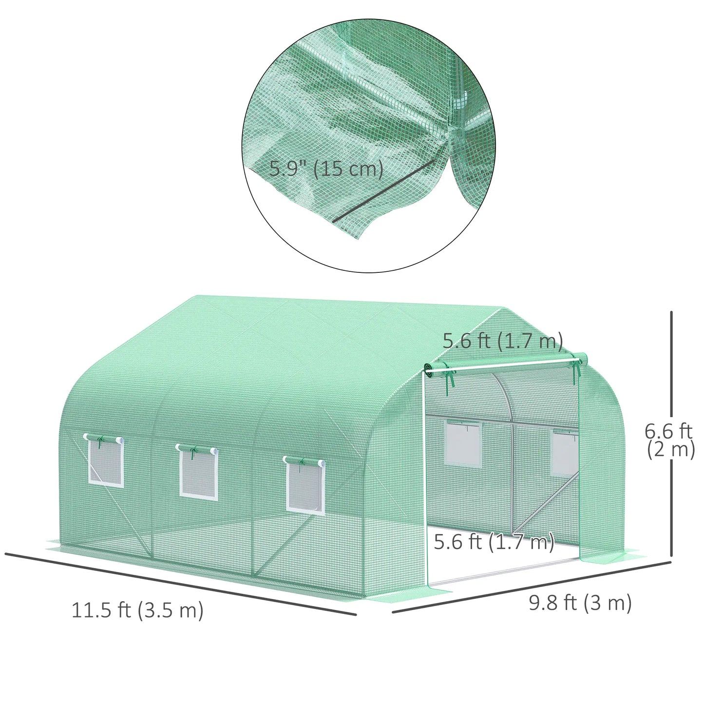 Walk-In Greenhouse, Portable Garden Plant Greenhouse, Premium Steel Frame Walk In Greenhouses at Gallery Canada