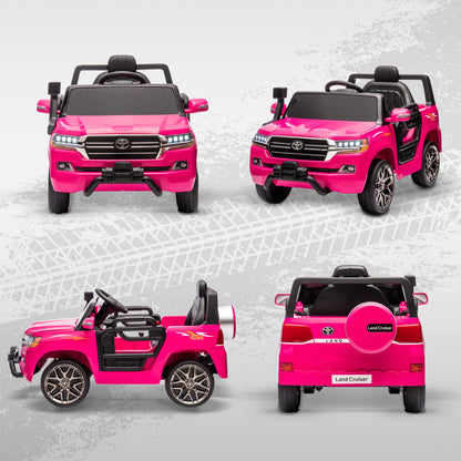 12V Licensed Kids Car, Remote Control, Four Wheel Spring Suspension, Pink Electric Toy Cars at Gallery Canada