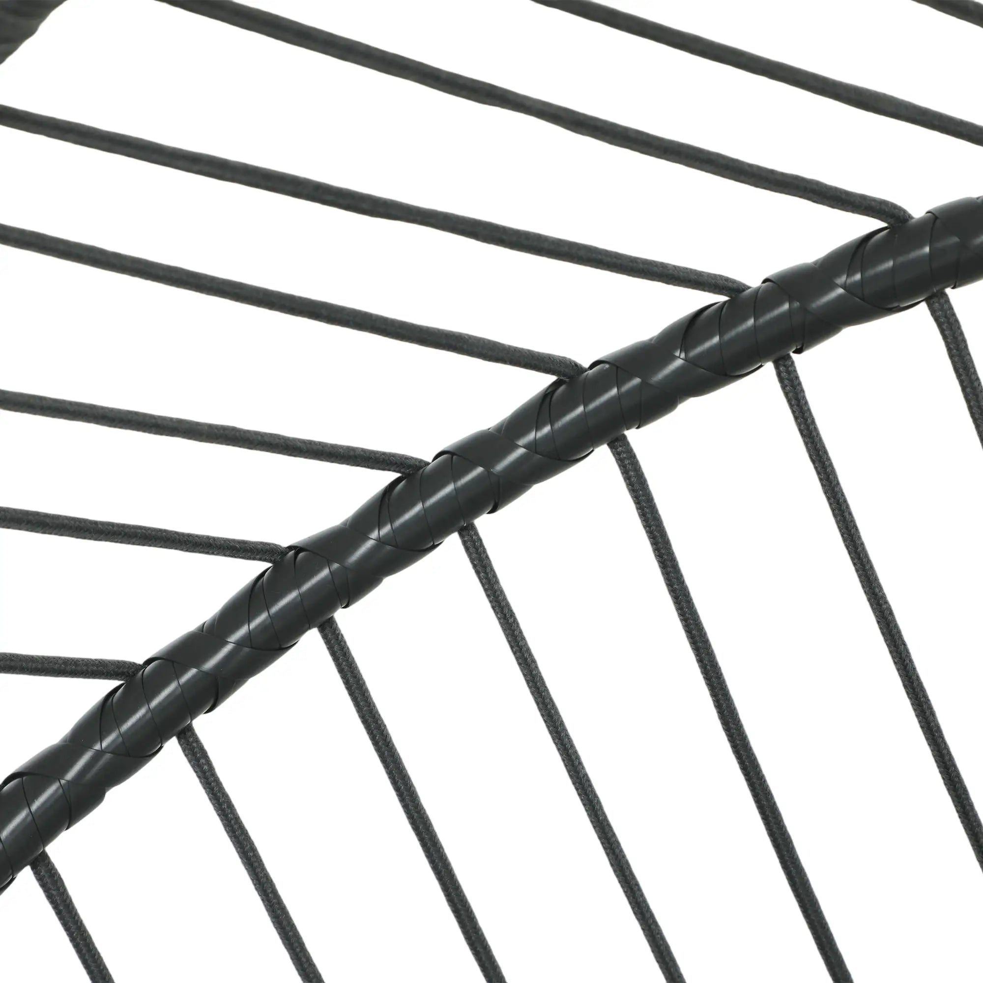 Metal Hanging Egg Chair, Full Body Padded Seat, Grey Patio Swings with Stand at Gallery Canada