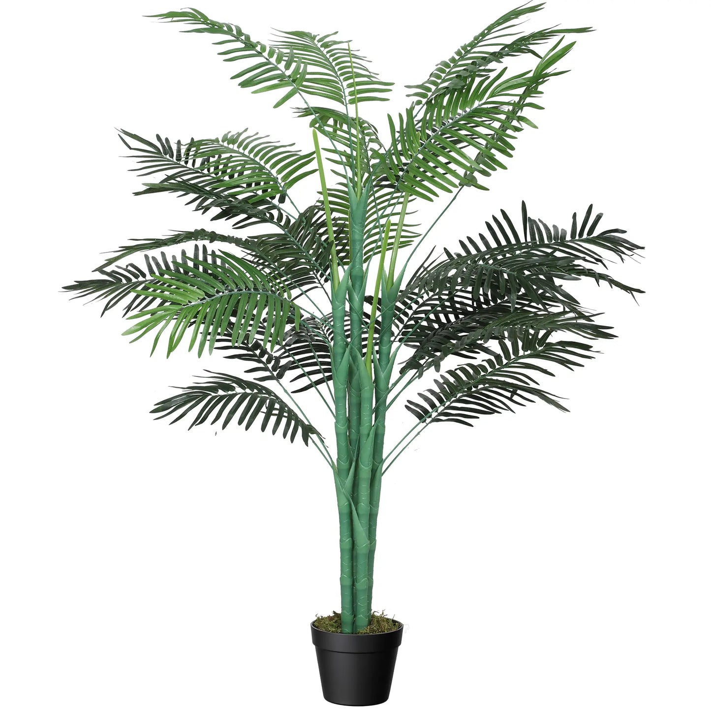 5FT Artificial Palm Tree, Lifelike Faux Plant, Indoor Decoration, Green Artificial Trees at Gallery Canada