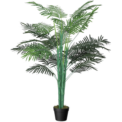 5FT Artificial Palm Tree, Lifelike Faux Plant, Indoor Decoration, Green Artificial Trees at Gallery Canada