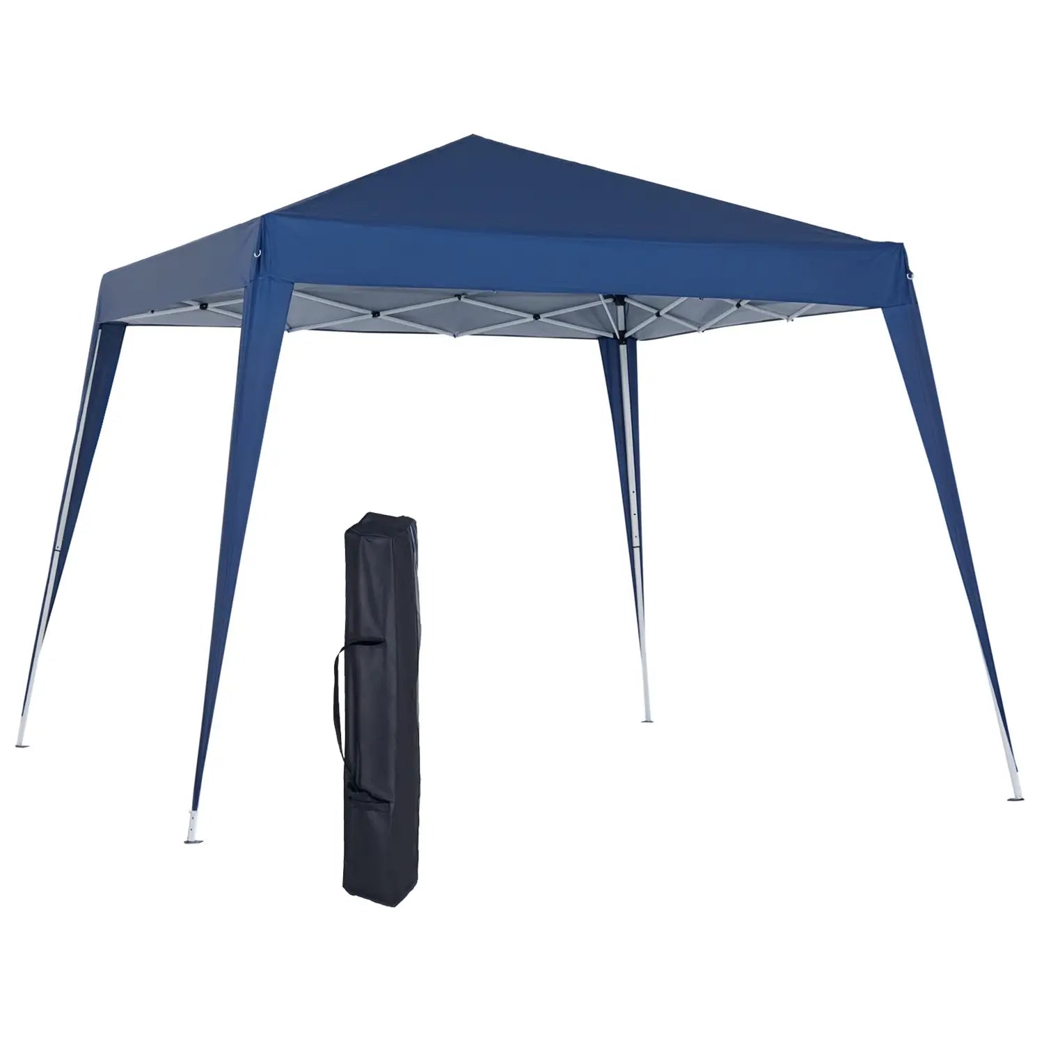 8' x 8' Pop Up Canopy, Portable Folding Tent, Blue Pop Up Canopies at Gallery Canada
