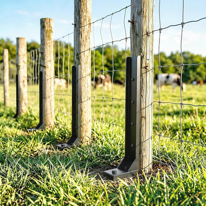 4 Pack 32" Steel Fence Post Repair Kit, Drill For Wooden Fences Garden Fences at Gallery Canada