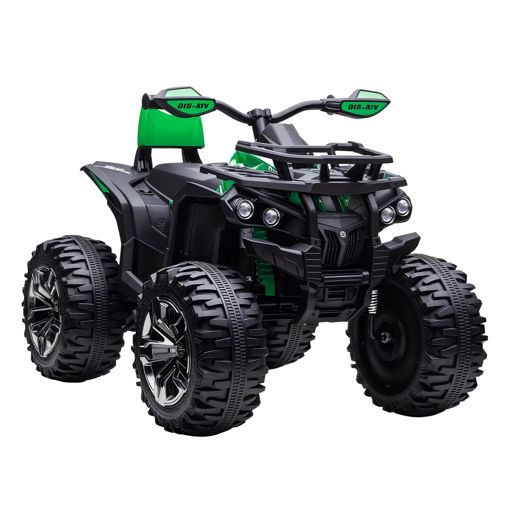 12V Kids Ride-On Car, 10AH Battery Powered ATV, 1.8-5 Mph, Green Electric Toy Cars at Gallery Canada