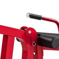 Machine de musculation 3-en-1 pour extension et flexion des jambes, banc de musculation réglable de 660 LBS, rouge