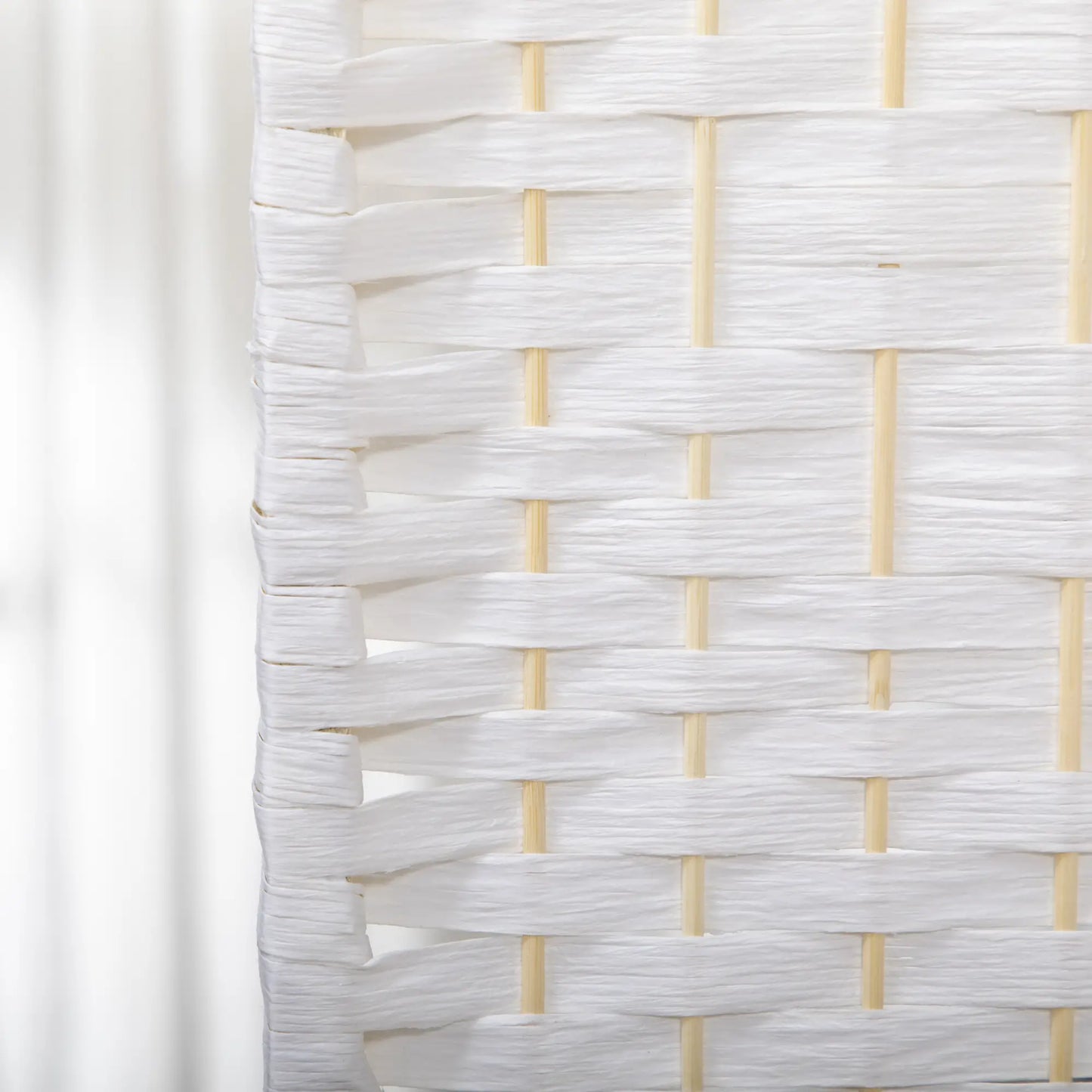 3 Panel Folding Room Divider, Portable Privacy Screen, White Room Dividers at Gallery Canada