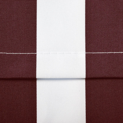 9' x 8' Outdoor Sunshade Canopy, UV Protection, White, Red Awning Fabric Replacement at Gallery Canada