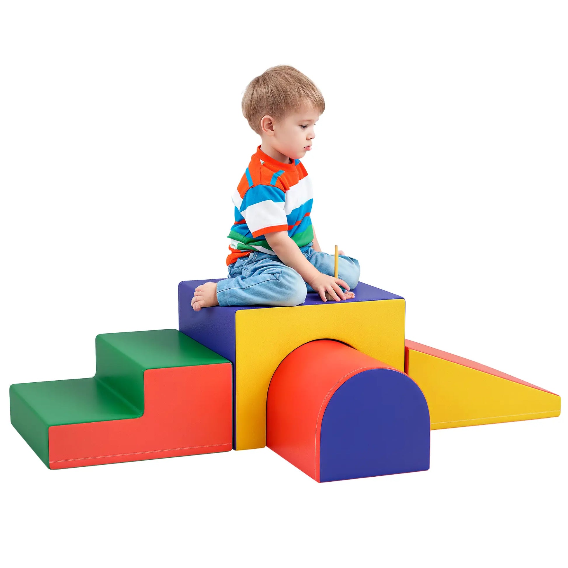 4 Piece Foam Play Set, Toddlers and Kids, Classic Color Baby Gym & Playmats at Gallery Canada