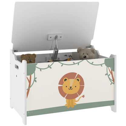 Kids Storage Chest with Lid, Safety Hinges, Green Baby & Kids Storage at Gallery Canada