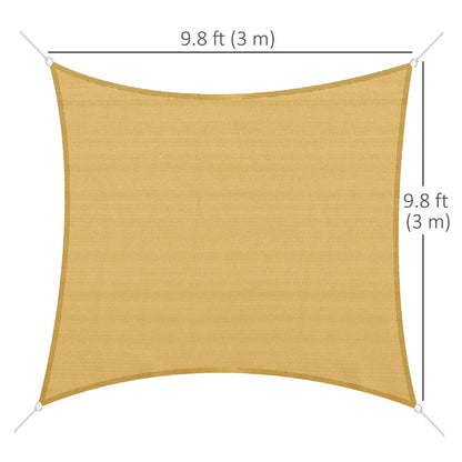 10ft x10ft Square Canopy, Sun Shade Sail, Garden Cover, UV Protector Shade Sails at Gallery Canada