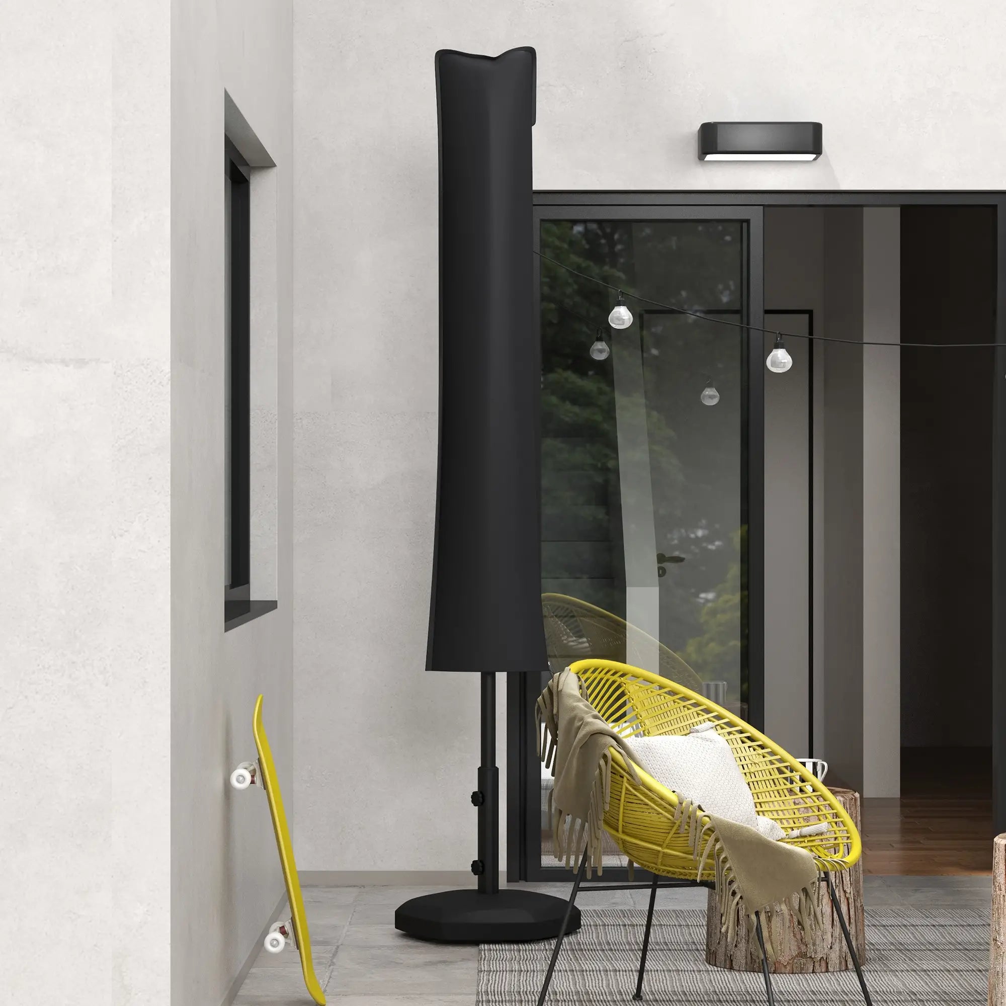 Parasol Cover, Patio Cantilever Umbrella, Black Umbrella Covers at Gallery Canada