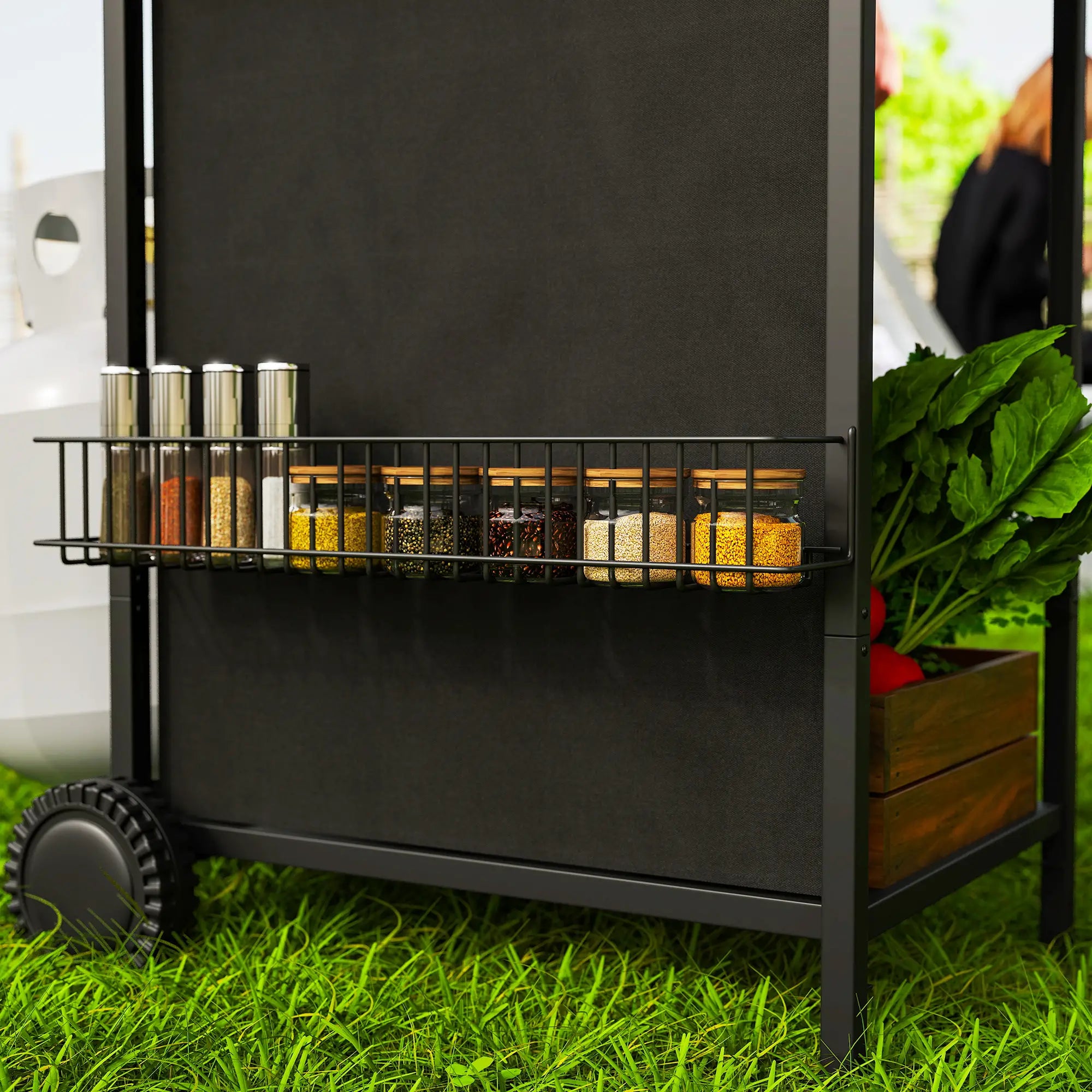 2+1 Burner Propane Gas BBQ Grill, Portable With Side Burner, Thermometer, Black Propane Gas Grills at Gallery Canada