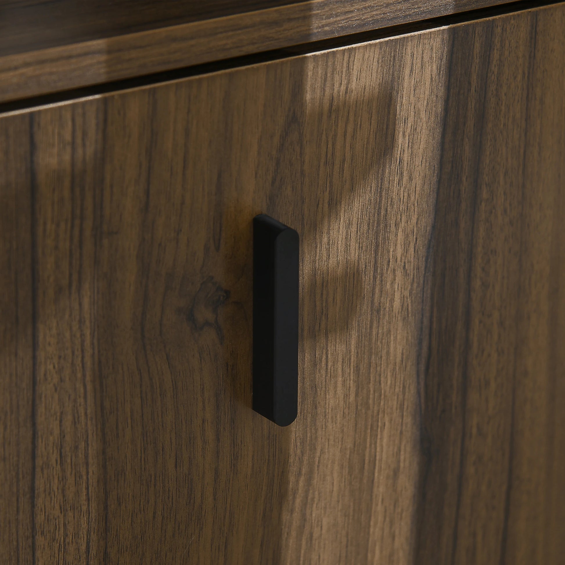 Shoe Storage Cabinet, 12 Pairs, 2 Flip Drawers, Adjustable Shelves, Walnut Shoe Storage Cabinets & Racks at Gallery Canada