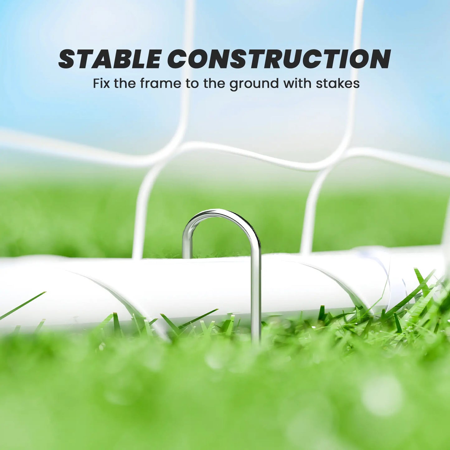 Soccer Goal, Soccer Net, 10 x 4 ft, White Soccer at Gallery Canada