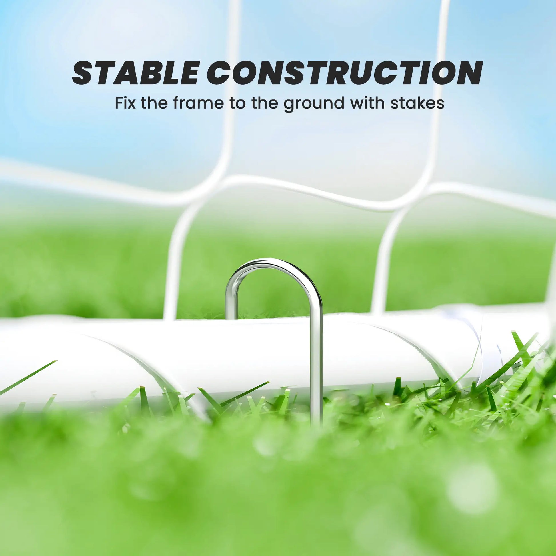 Soccer Goal, Soccer Net, 10 x 4 ft, White Soccer at Gallery Canada