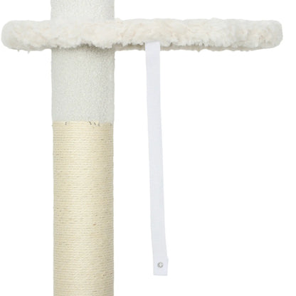 88.5"-100.5" Floor to Ceiling Cat Tree, Scratching Posts, Cloud Platforms, Cream Floor to Ceiling Cat Trees at Gallery Canada