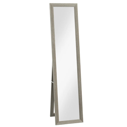 15" x 62" Full Length Mirror, Free Standing, Grey Full Length Mirrors at Gallery Canada