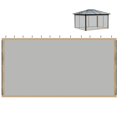 Gazebo Replacement Mosquito Netting, 10' x 10', Black Gazebo Sidewalls at Gallery Canada