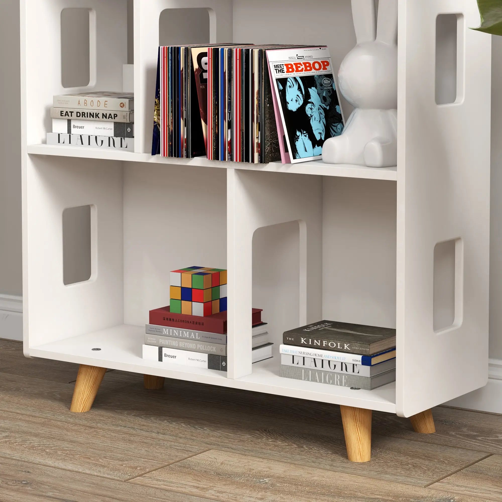 Toy Storage Organizer, 3-Tier Kids Bookshelf, White Small Bookshelves at Gallery Canada