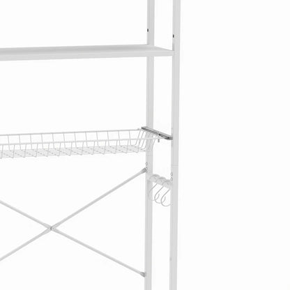 3-Tier Over-the-Toilet Storage Shelf, Adjustable Shelves, White