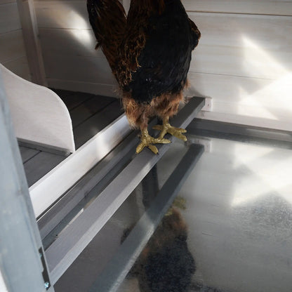 77 Chicken Coop, Rabbit Hutch, Poultry Cage, Dark Gray, White Chicken Coops at Gallery Canada