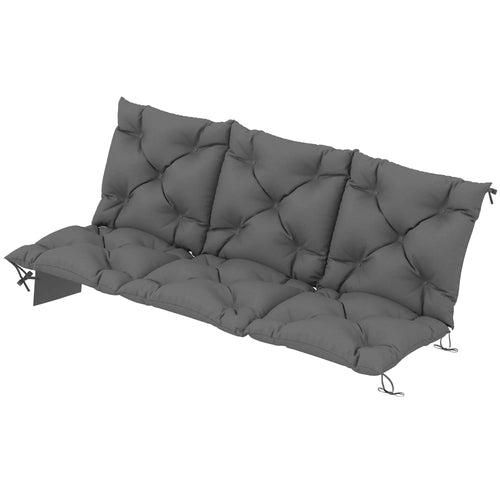 Water-Repellent Bench Cushion, Outdoor Swing Chair Pad, 59.1