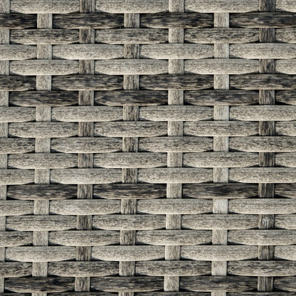 Adjustable Wicker Chaise Lounge with Cushion, Wheels, Dark Blue Chaise Loungers at Gallery Canada