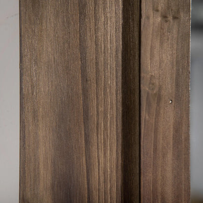 59" x 23.5" Full Length Mirror, Farmhouse Wall Mount, Dark Brown Wall Mirrors at Gallery Canada