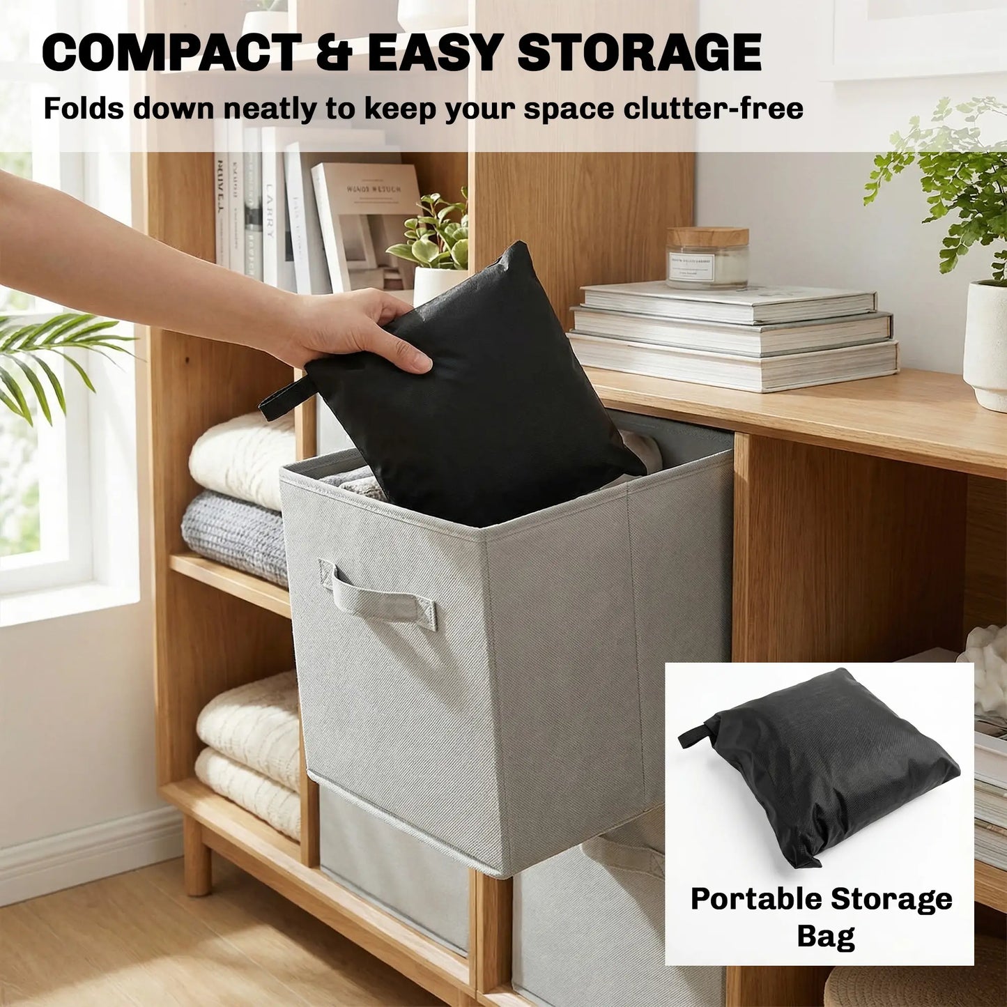 Heavy Duty Outdoor Patio Furniture Cover, Waterproof 84.3" Dia. x 27.6"H, Black Patio Furniture Covers at Gallery Canada
