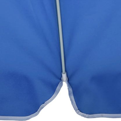6.4ft Beach Umbrella, Aluminum Pole, Adjustable Tilt, Carry Bag, Blue Beach Umbrellas at Gallery Canada