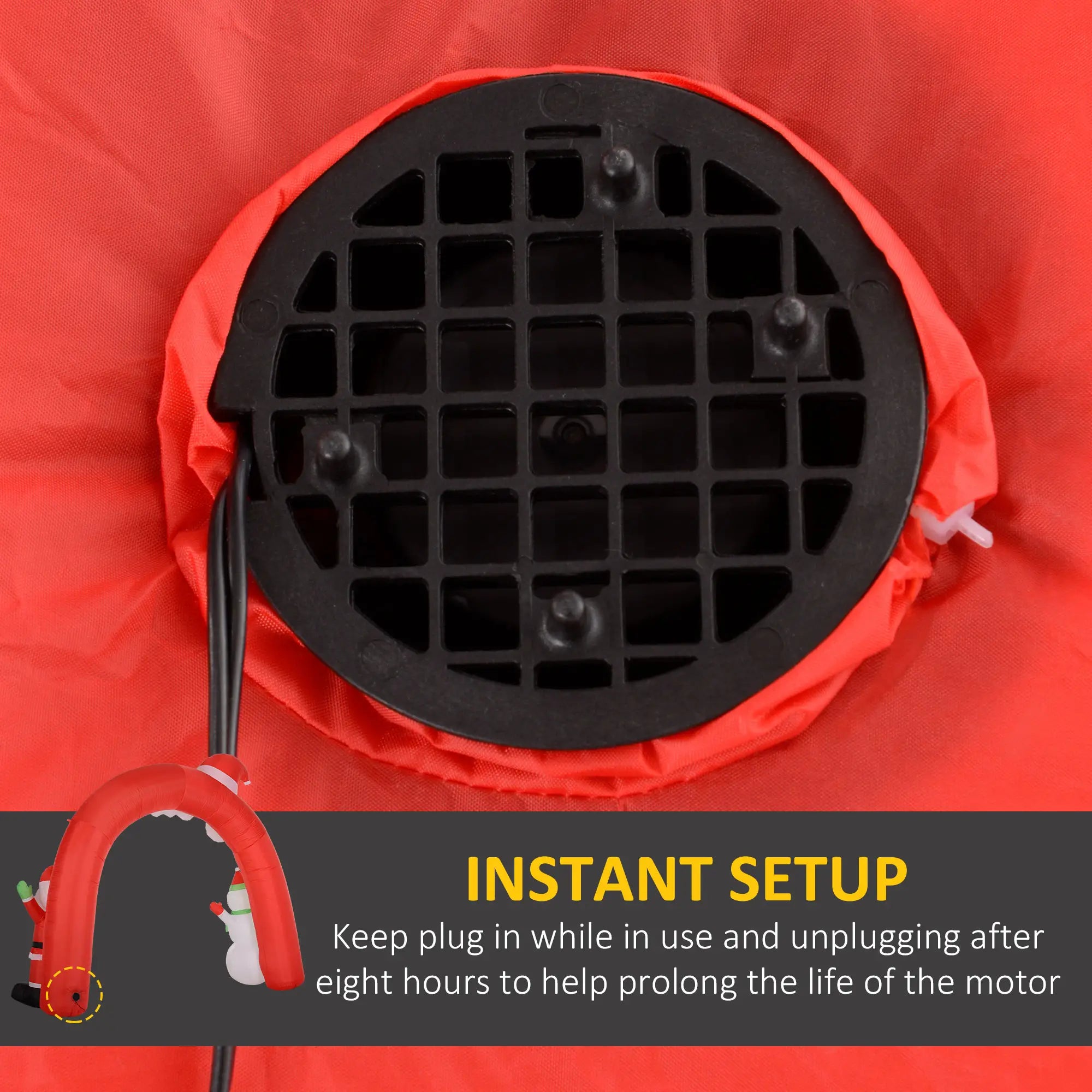 10FT Christmas Inflatable Archway, Santa Claus Snowman Arch, LED Lights Christmas Inflatables at Gallery Canada