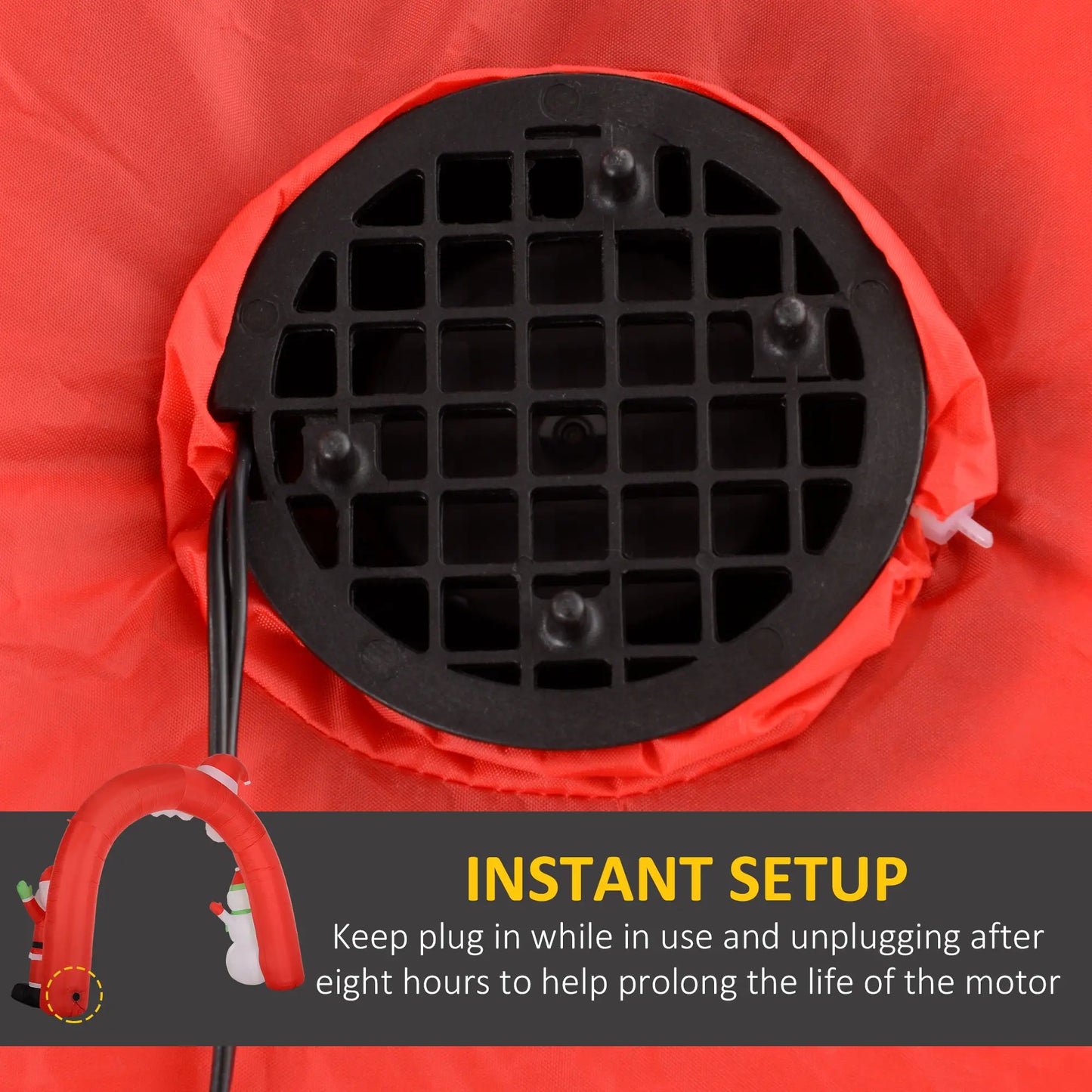 10FT Christmas Inflatable Archway, Santa Claus Snowman Arch, LED Lights Christmas Inflatables at Gallery Canada