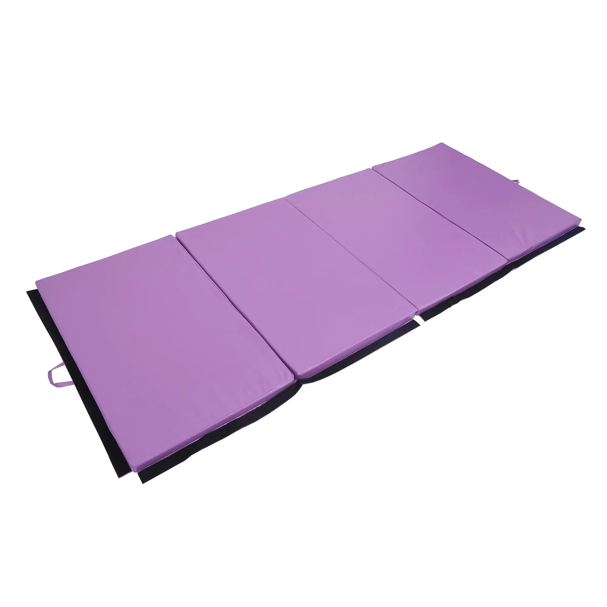 4'x10'x2'' Folding Gymnastics Mat, Exercise Mat for Yoga, MMA, Purple Gymnastics Mats at Gallery Canada