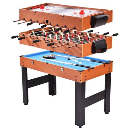 Table de jeu 3-en-1 Football, Billard, Hockey "48"