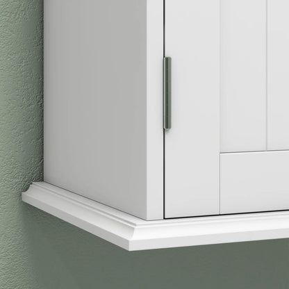 Bathroom Medicine Cabinet, Wall Cabinet with 2 Doors and Adjustable Shelf, Space Saver Over Toilet Cabinet Wall Mounted Cabinets at Gallery Canada