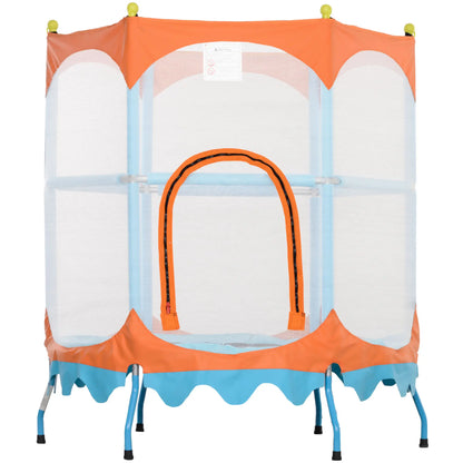 Kids Trampoline, 4.6FT with Handlebar, Safety Net, Blue Trampolines at Gallery Canada